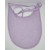 Bavette lilas avec contour lilas 