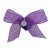Mauve transparent avec des petits pois blanc 
