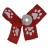 Rouge avec des pattes de chien blanches 