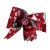 Rouge avec des motifs de canne en bonbon 