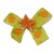 Jaune avec motifs d'ananas orange 