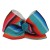 Lignes orange-rouge-bleu-turquoise 