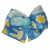 Bleu avec motifs de lapin et fleur bleu/jaune 