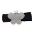 Noir avec un papillon blanc 