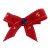 Rouge avec motifs d'ancre blanche et étoile bleu 