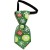 vert avec motifs de flocons rouge-vert-blanc 