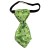 vert avec des pois rouge-blanc-vert 