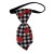 Carreauté noir et blanc avec motifs de coeur rouge 