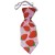 Rose avec motifs de fraises rouges 