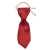 rouge avec des spirales brillantes 