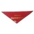Marbré rouge avec Joyeux Anniversaire or 