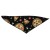 Noir avec motifs de pizza 