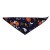 Bleu marin avec motifs de citrouille, fantôme et bonbon 