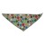 Vert avec pois multicolore (flanelle) 