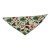 Beige avec motifs de tuque, sapin, bas et canne de noël vert et rouge 