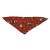 Rouge avec motifs de petits gnomes 