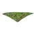 Vert avec motifs de papillons, coccinelles,  chenilles (flanelle) 