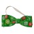 Vert avec motifs de flocons rouge-vert-blanc 